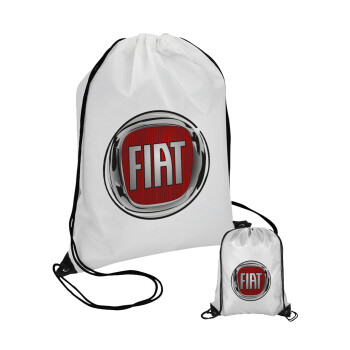 FIAT, Τσάντα πουγκί με μαύρα κορδόνια 45χ35cm (1 τεμάχιο)