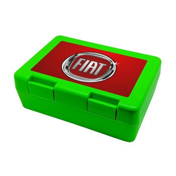 FIAT, Children's cookie container GREEN 185x128x65mm (BPA free plastic)