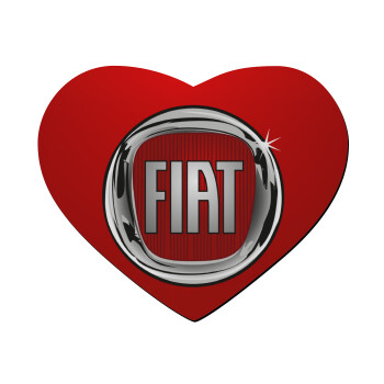 FIAT, Mousepad heart 23x20cm