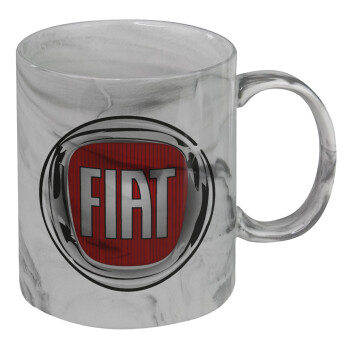 FIAT, Mug ceramic marble style, 330ml