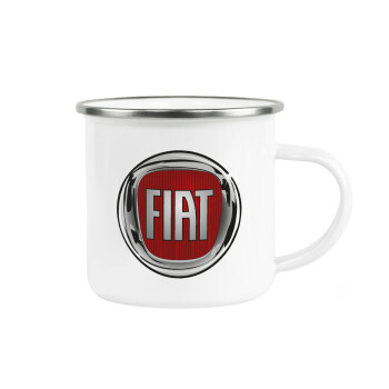 FIAT, Κούπα Μεταλλική εμαγιέ λευκη 360ml