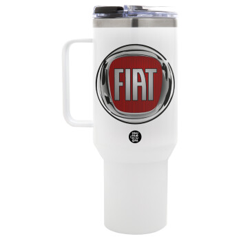 FIAT, Mega Stainless steel Tumbler with lid, double wall 1,2L