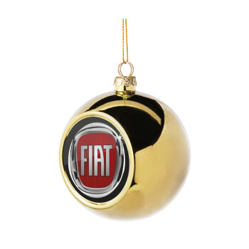 FIAT, Χριστουγεννιάτικη μπάλα δένδρου Χρυσή 8cm