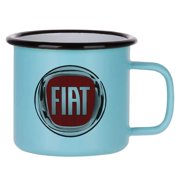 FIAT — Κούπα Μεταλλική εμαγιέ ΜΑΤ σιέλ 360ml