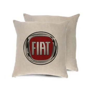 FIAT, Μαξιλάρι καναπέ ΛΙΝΟ 40x40cm περιέχεται το  γέμισμα