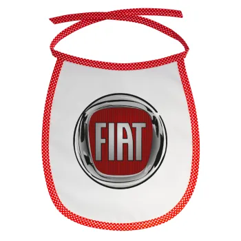 FIAT, Σαλιάρα μωρού αλέκιαστη με κορδόνι Κόκκινη