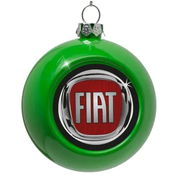 FIAT, Green Christmas tree ornament bauble 8cm