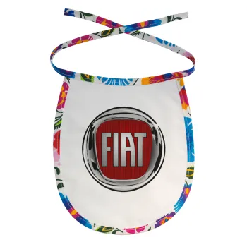 FIAT, Σαλιάρα μωρού αλέκιαστη με κορδόνι Χρωματιστή
