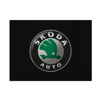 SKODA, Επιφάνεια κοπής γυάλινη (38x28cm)