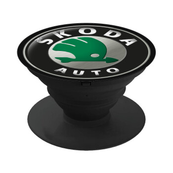 SKODA, Phone Holders Stand  Black Hand-held Mobile Phone Holder