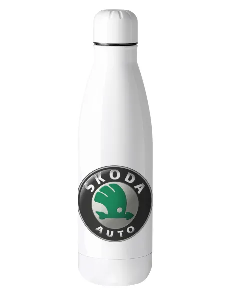 SKODA — Metal mug thermos (Stainless steel), 500ml