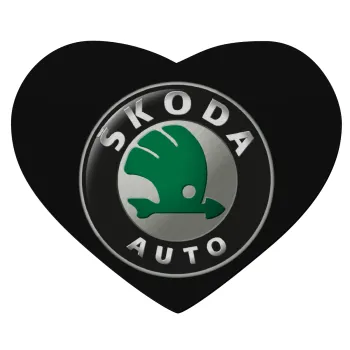 SKODA, Mousepad heart 23x20cm