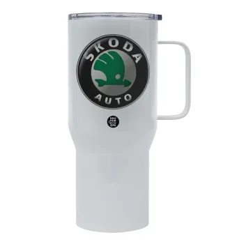 SKODA, Mega Stainless steel Tumbler with lid, double wall 750L