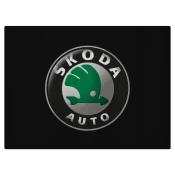 SKODA, Επιφάνεια κοπής γυάλινη (38x28cm)