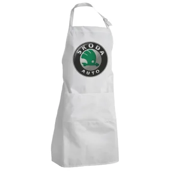 SKODA, Adult Chef Apron (with sliders and 2 pockets)