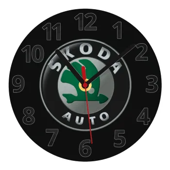 SKODA, Ρολόι τοίχου γυάλινο (20cm)