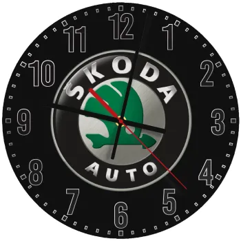 SKODA, Ρολόι τοίχου ξύλινο (30cm)