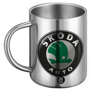 SKODA, BIG Mug Stainless steel double wall (450ml)