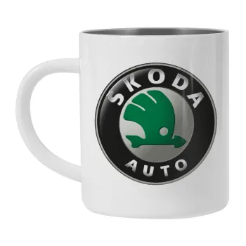 SKODA, Mug Stainless steel double wall 300ml