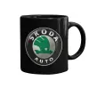 Mug black, ceramic, 330ml