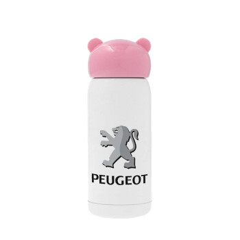 Peugeot, Ροζ ανοξείδωτο παγούρι θερμό (Stainless steel), 320ml