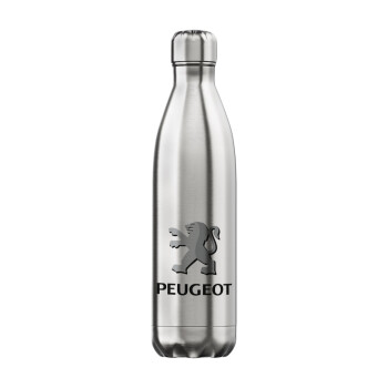 Peugeot, Inox (Stainless steel) hot metal mug, double wall, 750ml