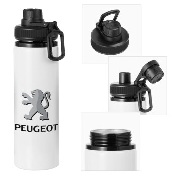Peugeot, Μεταλλικό παγούρι νερού με καπάκι ασφαλείας, αλουμινίου 850ml