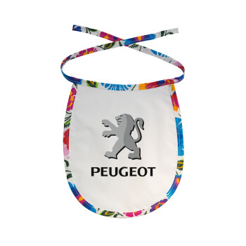 Peugeot, Σαλιάρα μωρού αλέκιαστη με κορδόνι Χρωματιστή