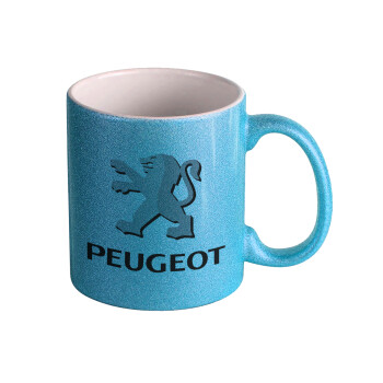 Peugeot, Κούπα Σιέλ Glitter που γυαλίζει, κεραμική, 330ml