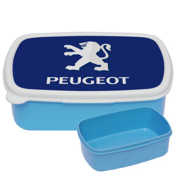 Peugeot, ΜΠΛΕ παιδικό δοχείο φαγητού (lunchbox) πλαστικό (BPA-FREE) Lunch Βox M18 x Π13 x Υ6cm