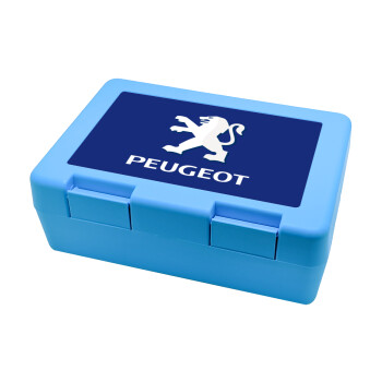Peugeot, Children's cookie container LIGHT BLUE 185x128x65mm (BPA free plastic)