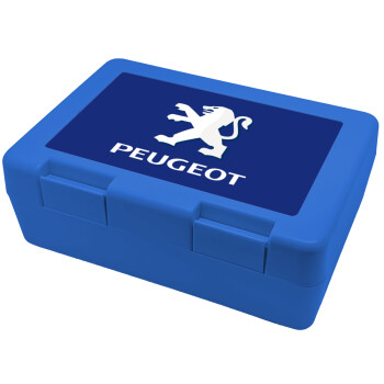 Peugeot, Children's cookie container BLUE 185x128x65mm (BPA free plastic)