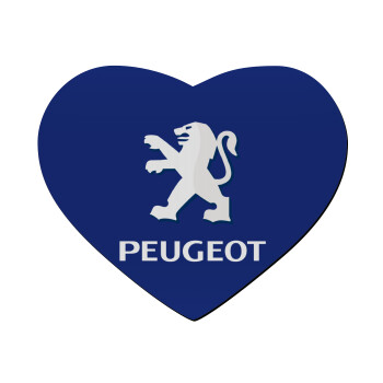 Peugeot, Mousepad heart 23x20cm