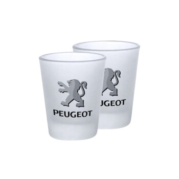 Peugeot, Σφηνοπότηρα γυάλινα 45ml του πάγου (2 τεμάχια)