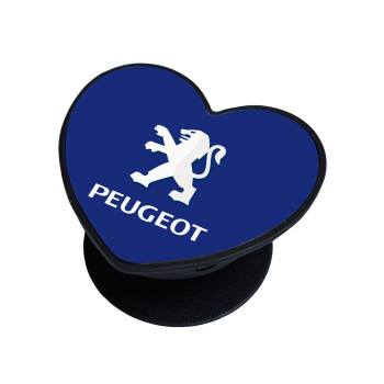 Peugeot, Phone Holders Stand  καρδιά Μαύρο Βάση Στήριξης Κινητού στο Χέρι