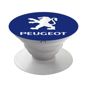 Peugeot, Phone Holders Stand  White Hand-held Mobile Phone Holder
