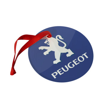 Peugeot, Christmas ornament glass 9cm