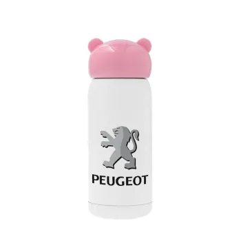 Peugeot, Pink stainless steel thermal flask, 320ml