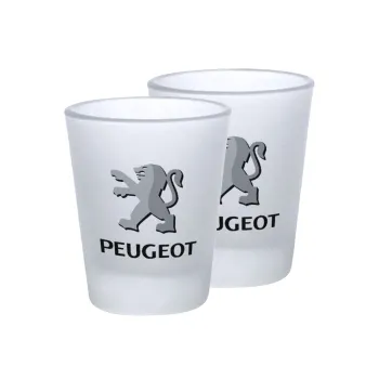 Peugeot, Σφηνοπότηρα γυάλινα 45ml του πάγου (2 τεμάχια)