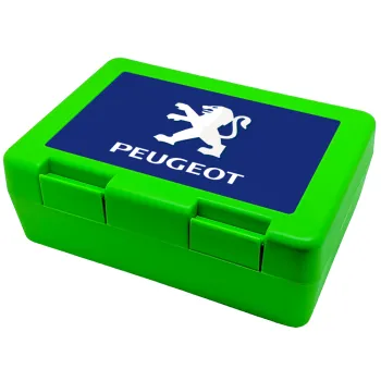 Peugeot, Children's cookie container GREEN 185x128x65mm (BPA free plastic)