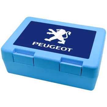 Peugeot, Children's cookie container LIGHT BLUE 185x128x65mm (BPA free plastic)