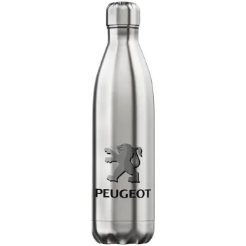 Peugeot, Inox (Stainless steel) hot metal mug, double wall, 750ml