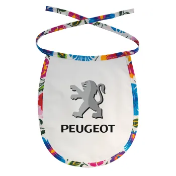 Peugeot, Σαλιάρα μωρού αλέκιαστη με κορδόνι Χρωματιστή