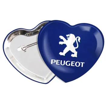 Peugeot, Κονκάρδα παραμάνα καρδιά (57x52mm)