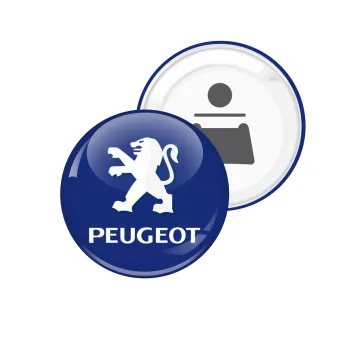 Peugeot, Μαγνητάκι και ανοιχτήρι μπύρας στρογγυλό διάστασης 5,9cm
