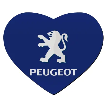 Peugeot, Mousepad καρδιά 23x20cm