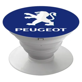 Peugeot, Phone Holders Stand  Λευκό Βάση Στήριξης Κινητού στο Χέρι