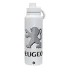 1L Stainless Steel Thermal Bottle with Phone Holder & Double Wall Insulation