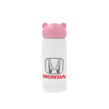 HONDA, Ροζ ανοξείδωτο παγούρι θερμό (Stainless steel), 320ml