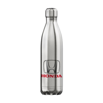 HONDA, Μεταλλικό παγούρι θερμός Inox (Stainless steel), διπλού τοιχώματος, 750ml